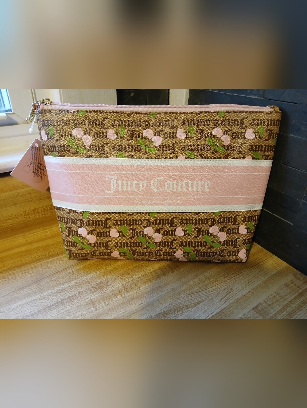 Juicy Couture NWT Large Cosmetic Bag